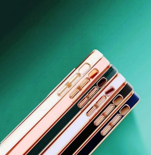Oppo Reno 6 Dgeot Gold Plating Transparent Clear Back Case - Image 4