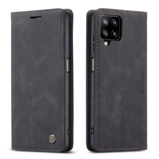 CaseMe Leather Flip Cover for Samsung Galaxy A12 - Image 3