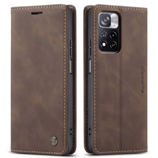 Redmi Note 11/11 Pro Series CaseMe Leather Flip Cover - Image 17