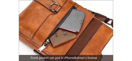 Jeep Buluo Luxury Men Crossbody Business Large Capacity Shoulder Bag - Image 12
