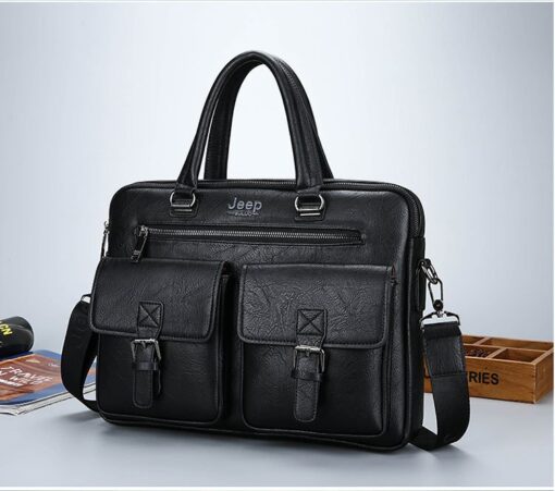 Jeep Buluo Luxury Men Crossbody Business Large Capacity Shoulder Bag - Image 16