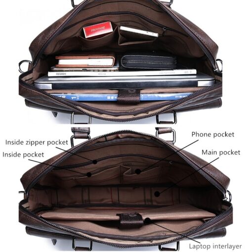 JEEP BULUO Wise Classic Business Choice British Style Laptop & Macbook bag - Image 10