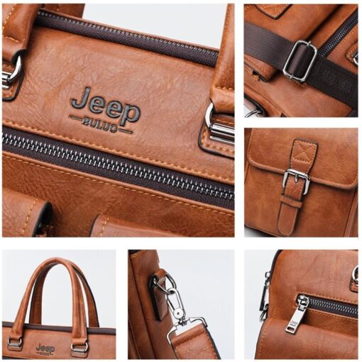 JEEP BULUO Wise Classic Business Choice British Style Laptop & Macbook bag - Image 9