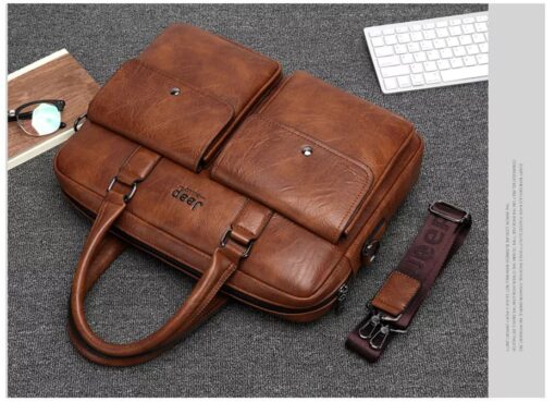 JEEP BULUO Wise Classic Business Choice British Style Laptop & Macbook bag - Image 6