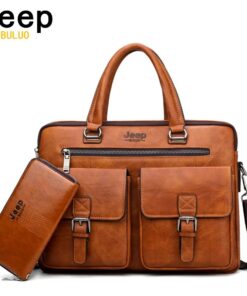 JEEP BULUO Wise Classic Business Choice British Style Laptop & Macbook bag