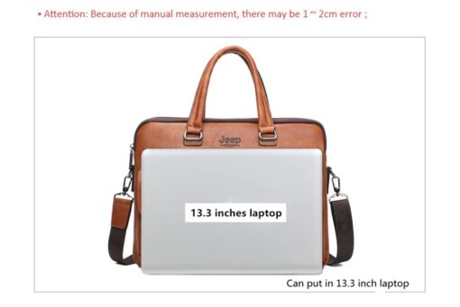 JEEP BULUO Wise Classic Business Choice British Style Laptop & Macbook bag - Image 15