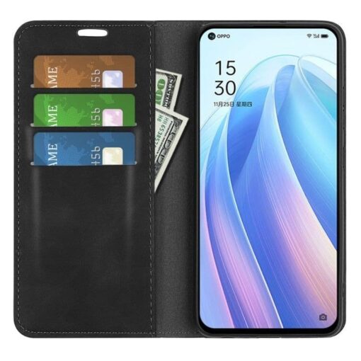 Samsung Galaxy A32 Retro-skin Magnetic Suction Leather Case - Image 4