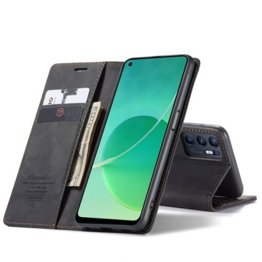 Oppo Reno 6 CaseMe Leather Flip Cover - Image 5
