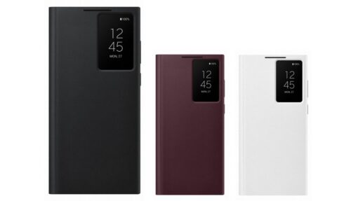 New Design Clearview Smart Case for Samsung Galaxy S22/S23/24 Ultra Series with Sensor - Image 14