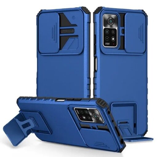 Redmi Note 11/11s Slide  Lens 360 Protective Armored Bumper Case - Image 3