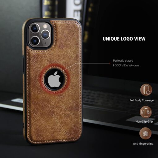iPhone 11 Series PU Leather Shockproof Business Style Mobile Phone Case - Image 18