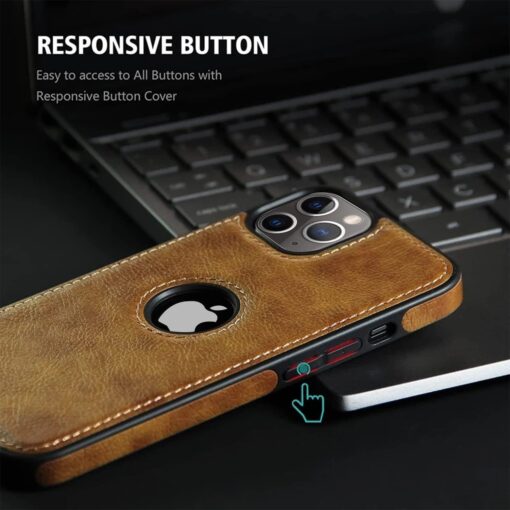 iPhone 11 Series PU Leather Shockproof Business Style Mobile Phone Case - Image 20
