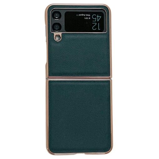 Samsung Galaxy Z Flip Series New luxury Premium Electroplated Eolden Shockproof Fashion Case - Image 3