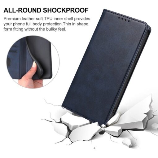 Tecno Phantom X2 / X2 Pro Leather Flip Cover Wallet Case Multi Cards - Image 8