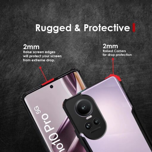 Oppo Reno 10/10 Pro Xundd Beatle Series Bumper Case - Image 17