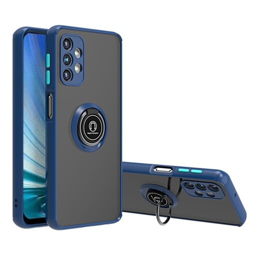 Samsung Galaxy A72/A73 Shockproof Frosted Matte Case With Ring Holder - Image 7