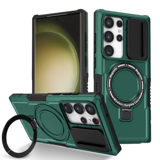 Heavy Duty Protective Sliding Camshield Magsafe Case for Samsung Galaxy S22/S23/S24 Ultra Series - Image 7