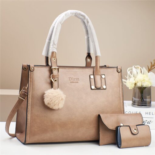 DJRM 3 in 1 New Fashion Women Shoulder and Hand Bag - Image 8