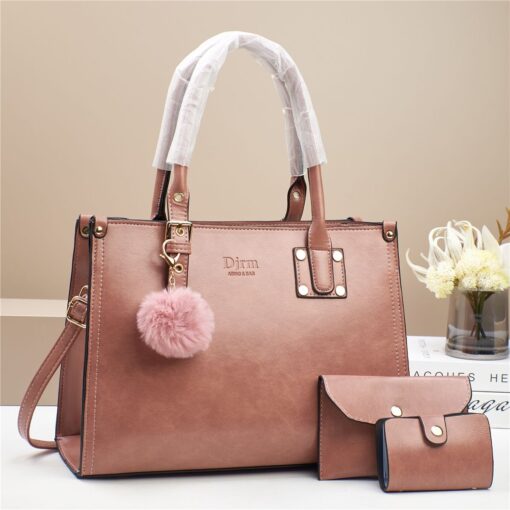 DJRM 3 in 1 New Fashion Women Shoulder and Hand Bag - Image 7