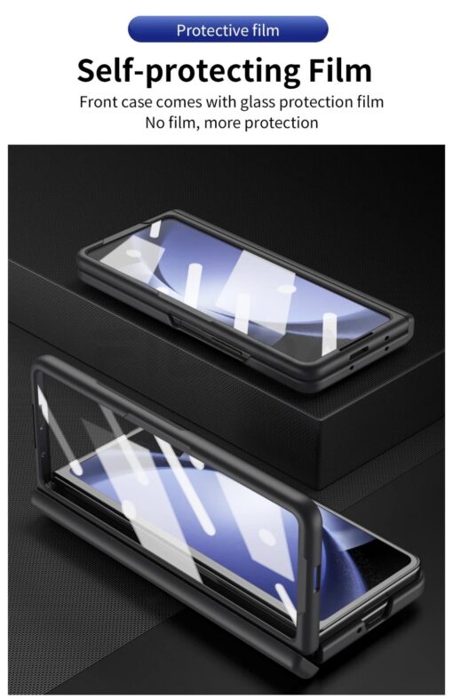 Samsung Galaxy Z Fold 5 & 6 Protective Case with Stylus Holder and Stylus Pen - Image 15