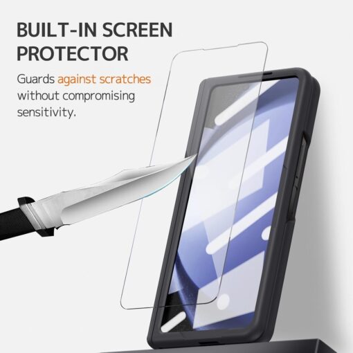 Samsung Galaxy Z Fold 5 & 6 Protective Case with Stylus Holder and Stylus Pen - Image 10