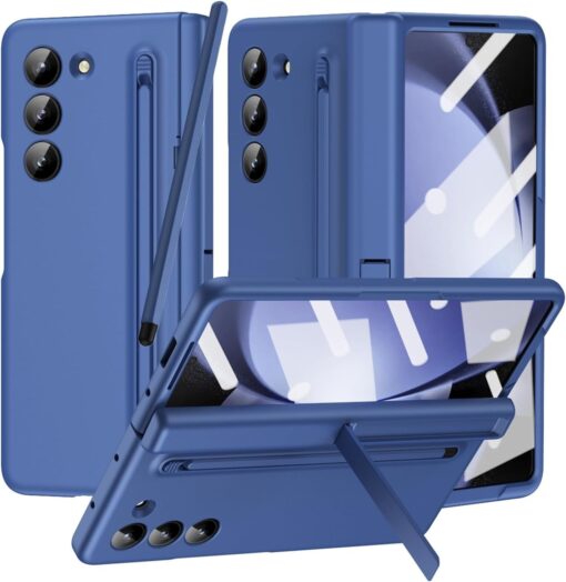 Samsung Galaxy Z Fold 5 & 6 Protective Case with Stylus Holder and Stylus Pen