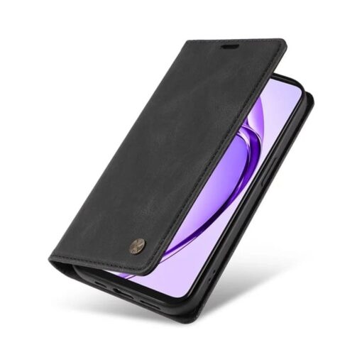 Primeum Quality Fornwenw Leather Flip Cover for OPPO A3/A3x with Kickstand feature, Magnetic Suction - Image 11
