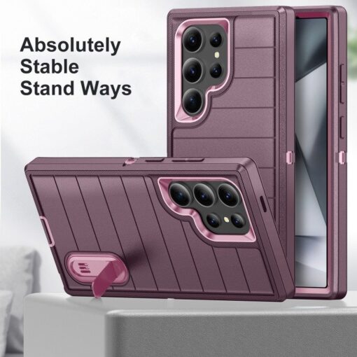 Heavy-Duty Rugged Armor Shockproof Phone Case for Samsung Galaxy S23 Ultra/S24 Ultra Series - Image 8
