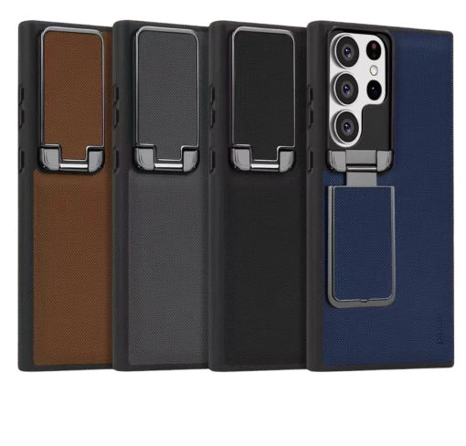 Piblue 360 Premium Leather Flip Case with Camera Protection for Samsung S23/S24/S25 Ultra Series - Image 14