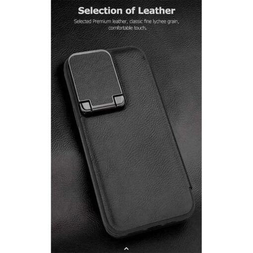 Piblue 360 Premium Leather Flip Case with Camera Protection for Samsung S23/S24/S25 Ultra Series - Image 9