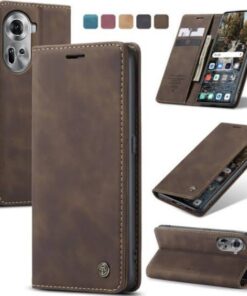 Oppo Reno 11/ Reno 11F/ Reno 11 Pro 5G Series CASEME Premium Quality Leather Flip Cover