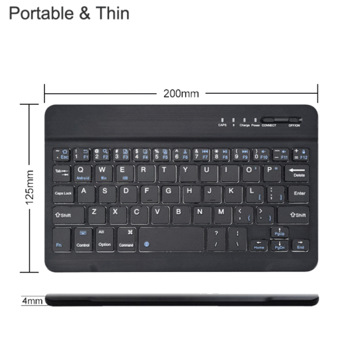 Samsung Galaxy Z Fold 4 3 2 Keyboard Holster Folding Flip Case Stand Pen Slot With Wireless Keyboard and Mouse Pen - Image 9