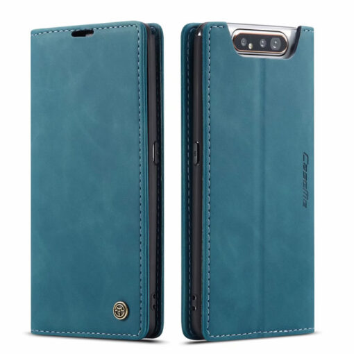 CaseMe Samsung Galaxy A80/A90 & Note 10 Lite/A81/M60s Retro Matte Soft Flip Leather Wallet Case - Image 7