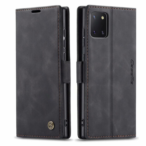CaseMe Samsung Galaxy A80/A90 & Note 10 Lite/A81/M60s Retro Matte Soft Flip Leather Wallet Case - Image 14