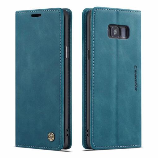 Samsung Galaxy S8 & S9 Caseme Leather Flip Cover - Image 8