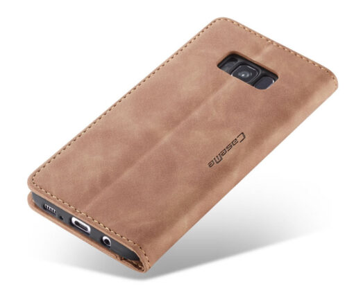Samsung Galaxy S8 & S9 Caseme Leather Flip Cover - Image 7