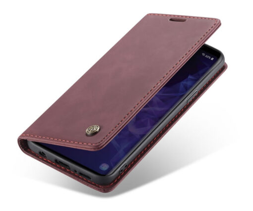 Samsung Galaxy S8 & S9 Caseme Leather Flip Cover - Image 4
