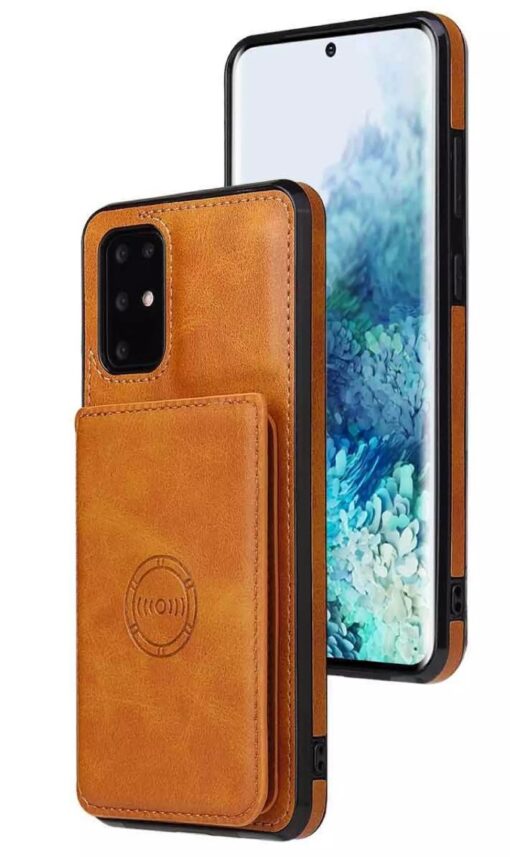 Samsung S21 Ultra Luxury Leather Wallet Back Cover Case - Image 16