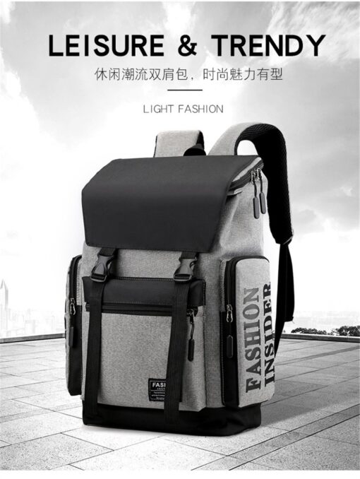 Waterproof Men Large Capacity Light Weight Backpack For office and travel - Image 7