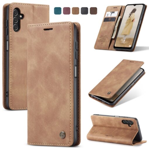 Samsung galaxy A03/A04 series CaseMe Leather Flip Cover - Image 8