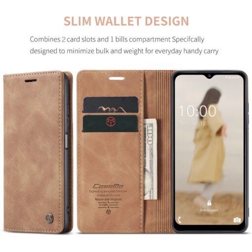 Samsung galaxy A03/A04 series CaseMe Leather Flip Cover - Image 9