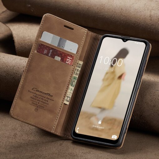 Samsung galaxy A03/A04 series CaseMe Leather Flip Cover - Image 10