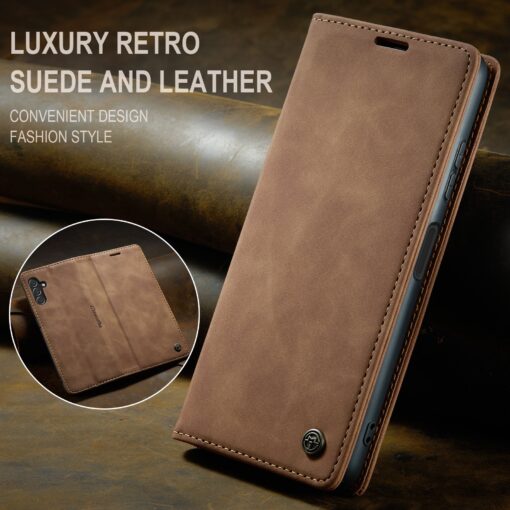 Samsung galaxy A03/A04 series CaseMe Leather Flip Cover - Image 12