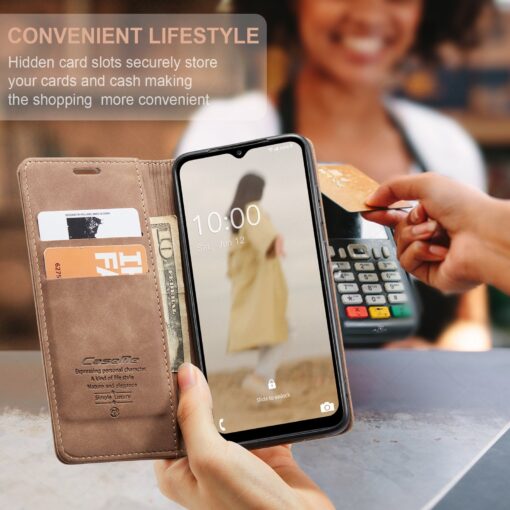 Samsung galaxy A03/A04 series CaseMe Leather Flip Cover - Image 7