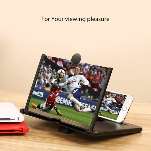 3D HD Phone Foldable Stand Screen Holder 12" Screen Amplifier - Image 6