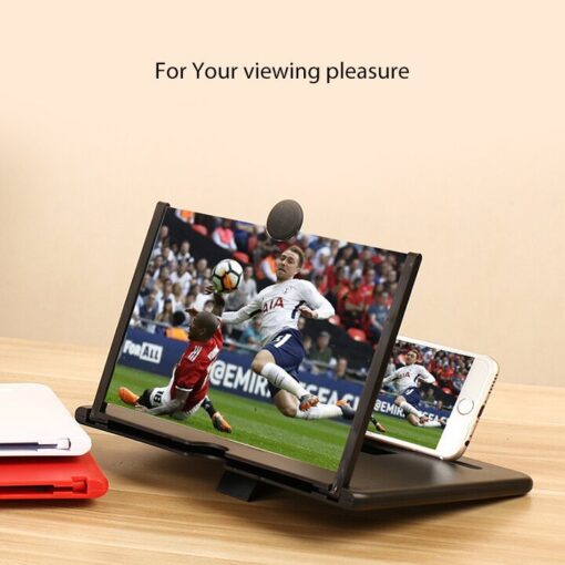 3D HD Phone Foldable Stand Screen Holder 12" Screen Amplifier - Image 6