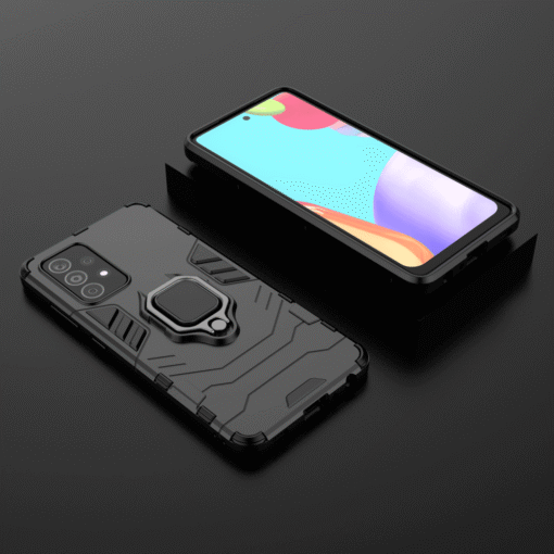 Black Panther Shockproof Armor Ring Case for Samsung Galaxy A33 - Image 14