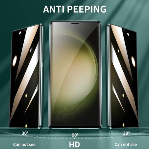 Magnetic Double Sided Clear Tempered Glass Full Protective Case for Samsung Galaxy S Series - Image 16