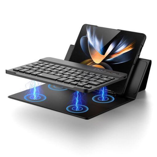 GKK Bluetooth Wireless Keyboard for Samsung Galaxy Z Fold Series with Pen Slot - Image 15