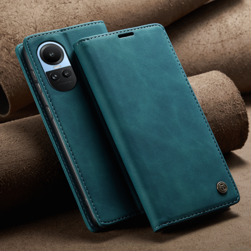 Oppo Reno 10 5G Series Premium Quality CaseMe Leather Flip Cover - Image 19